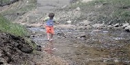 child-in-river