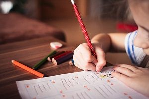 child-writing
